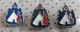 Scouts Scout  Federation Of Slovenia  3 Different Pins - Associazioni
