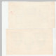 2 Encarts / Luxembourg, Hommage Dudelange Thomas, 1950 - Brieven En Documenten