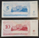 Transnistria 1 + 5 + 10 Rubles Year 1994 UNC - Moldova
