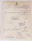 Iran Persian Pahlavi نامه رسمی نیروی زمینی ارتش شاهنشای ۱۳۵۰  Official Letter Of The Ground Forces Of The Imperial Army, - Documents Historiques