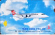 Turkey Phonecards THY Aircafts RJ 100 PTT 60 Units Unc - Collections