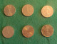 FRANCIA 2 Francs 6 Monete Anni Diversi   - 2 Francs