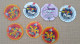 POG 025, Lot De 7 Pogs  BN BNTroc's - Other & Unclassified