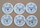 POG 008, Lot De 6 Pogs Pimousse - Other & Unclassified