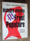 HISTOIRE VIVANTE DU FRONT POPULAIRE / JEAN GRANDMOUGIN / 1966 - History