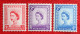 WILDING Watermark ISLE Of MAN (Mi 1 2 3) 1958 1964 1966 POSTFRIS MNH ** ENGLAND GRANDE-BRETAGNE GB GREAT BRITAIN - Man (Insel)