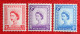 WILDING Watermark ISLE Of MAN (Mi 1 2 3) 1958 1964 1966 POSTFRIS MNH ** ENGLAND GRANDE-BRETAGNE GB GREAT BRITAIN - Man (Ile De)