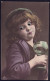 +++ CPA - Fantaisie - Portrait Enfant - Fille - Fillette - Girl - Yeux En Plastique // - Retratos