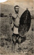 PC AFRICA, SOUTH AFRICA, ZULU WARRIOR, Vintage Postcard (b53088) - Afrique Du Sud