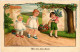 PC ARTIST SIGNED, PAULI EBNER, UN TRIO BIEN, Vintage Postcard (b52986) - Ebner, Pauli