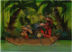 PC DISNEY, MICKEY AND HIPPOPOTAMUS, Modern 3D Postcard (b52878) - Disneyworld