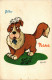 PC DISNEY, TOBLER, NANA, DOG, PETER PAN, Vintage Postcard (b52856) - Disneyworld
