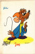PC DISNEY, TOBLER, JAQ, MOUSE, Vintage Postcard (b52853) - Disneyworld