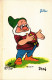 PC DISNEY, TOBLER, PROF, DOC, DWARF, Vintage Postcard (b52844) - Disneyworld