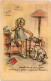 PC ARTIST SIGNED, BOURET, CHILD WITH DOG, Vintage Postcard (b53138) - Bouret, Germaine