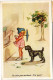 PC ARTIST SIGNED, BOURET, NE SOIS PAS MÉCHANT, Vintage Postcard (b53121) - Bouret, Germaine