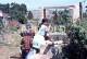 4 SLIDES SET 1974 WATER WELL GIRL BOYS ENFANTS PORTUGAL  AMATEUR 35mm DIAPOSITIVE SLIDE Not PHOTO No FOTO Nb4059 - Diapositives