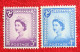 WILDING Phosphors ISLE Of MAN (Mi 1y 3y) 1967 1968 POSTFRIS MNH ** ENGLAND GRANDE-BRETAGNE GB GREAT BRITAIN - Man (Insel)