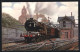 Artist's Pc N. B. Railway, Express Leaving Edinburgh, Englische Eisenbahn Mit Lokomotive Nr. 372  - Treinen