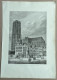 MALINES - LA GRAND'PLACE ET LA CATHÉDRALE DE SAINT-ROMBAUT / MECHELEN - V. DE DONCKER - 34 X 23,5 Cm (komt Uit Oud Boek) - Otros & Sin Clasificación