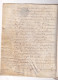 Gen. D'Alençon (Orne 61) Parchemin Du 18e Siècle - Document Velin - Manuscrit De 12 Pages Du 3 Juillet 1780 Vente - Manuscritos