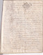 Delcampe - Gen. D'Alençon (Orne 61) Parchemin Du 18e Siècle - Document Velin - Manuscrit De 12 Pages Du 3 Juillet 1780 Vente - Manuscrits