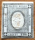 Kingdom Of Sardinia - 1861 - 1st C. - Raised Digit (*MH) - Sardinia