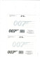 2  POSTCARDS JAMES BOND OO7 - Affiches Sur Carte