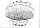 DE 1871 - Carte Porcelaine De J.B. Huvett, Gasthof Zur Stadt Elberfeld, Amsterdam Imp Steen & Desguerrois - Other & Unclassified