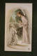 Image Religieuse Communion Solennelle Ange Caen 1945 - Holy Card Solemn Communion Angel - Andachtsbilder