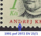 Czechoslovakia 1991 ** Mi 3080 Zf Paar Sc 2821 Personalities. Plate Flaw, Tschechoslowakei - Ongebruikt