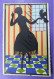 Artist Silhouette Art-deco Art-Nouveau Edit AQUARELLA  142  Imprime - Silhouettes