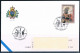 SAN MARINO 1992 - N. 2 Lettere Con Annulli Commemorativi Della Serie "Piero Della Francesca" - Brieven En Documenten