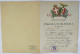Bp84 Pagella Fascista Opera Balilla Regno D'italia Foggia 1929 - Diploma & School Reports
