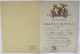 Bp84 Pagella Fascista Opera Balilla Regno D'italia Foggia 1929 - Diplômes & Bulletins Scolaires