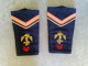 Insigne Tissu Militaire Fourreaux Troupes De Marine. - Ecussons Tissu