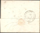 Lombardo-Venetia 1843 Franca Brief Von Mailand Nach -Frankreich, TS1  Mit Stempel Sarde Pont De B(eauvoisin) - 1. ...-1850 Prephilately