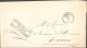 Abbruzi 1867 Italia, Brief Von "Il Comandante Del 40mo Reggimento Fanteria" Nach Tocco Di Causaria, Militaria - Poststempel