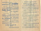 BARBEREY- 24 JUIN 1951- PROGRAMME DES GRANDES REGATES NATIONALES A L AVIRON- 12 PAGES- COMPLET- USAGEE - Programmes