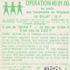 GREG.ACHILE TALON. RARE Série De 5 Autocollants PUB Opération 48 81 00 Au Profit Des Handicapés De Belgique. 1974 - Aufkleber