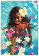 TAHITI -  L'enfant Et La Fleur De Tahiti - The Flower And The Children Of Tahiti - Carte Postale - Tahiti