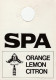 ROBA.BOULE & BILL  RARE COLLERETTE PUB Pour Bouteille SPA Orange, Citron  Etc Collection ! - Advertisement