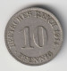 DEUTSCHES REICH 1914 D: 10 Pfennig, KM 12 - 10 Pfennig