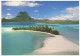 POLYNESIE FRANCAISE - Vues Aériennes De L'îlot "Motu Tapu" Et De L'île De Bora Bora - Bird's Eye View - Carte Postale - Polynésie Française