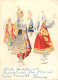 Delcampe - Yougoslavie Croatie Serbie Monténégro Lot De 8 Cartes Costumes Traditionnels Danse Folklore - Yugoslavia