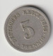 DEUTSCHES REICH 1890 G: 5 Pfennig, KM 11 - 5 Pfennig