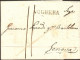 Italy 1826 Dateline Venetia To Genova With Line Marking VOGHERA Lombardian-Sardinian Exchange - Full Prepaid Letter - ...-1850 Préphilatélie