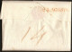 Italy 1826 Dateline Venetia To Genova With Line Marking VOGHERA Lombardian-Sardinian Exchange - Full Prepaid Letter - ...-1850 Préphilatélie