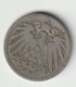 DEUTSCHES REICH 1891 F: 5 Pfennig, KM 11 - 5 Pfennig