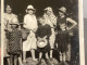 PHOTO SNAPSHOT 1920 Cannes Femme En Chapeau Avec Enfants, Panier En Osier, Garçon En Blouse - Places